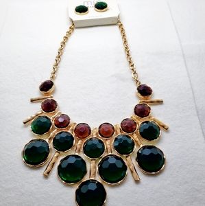 Necklace with earrings
